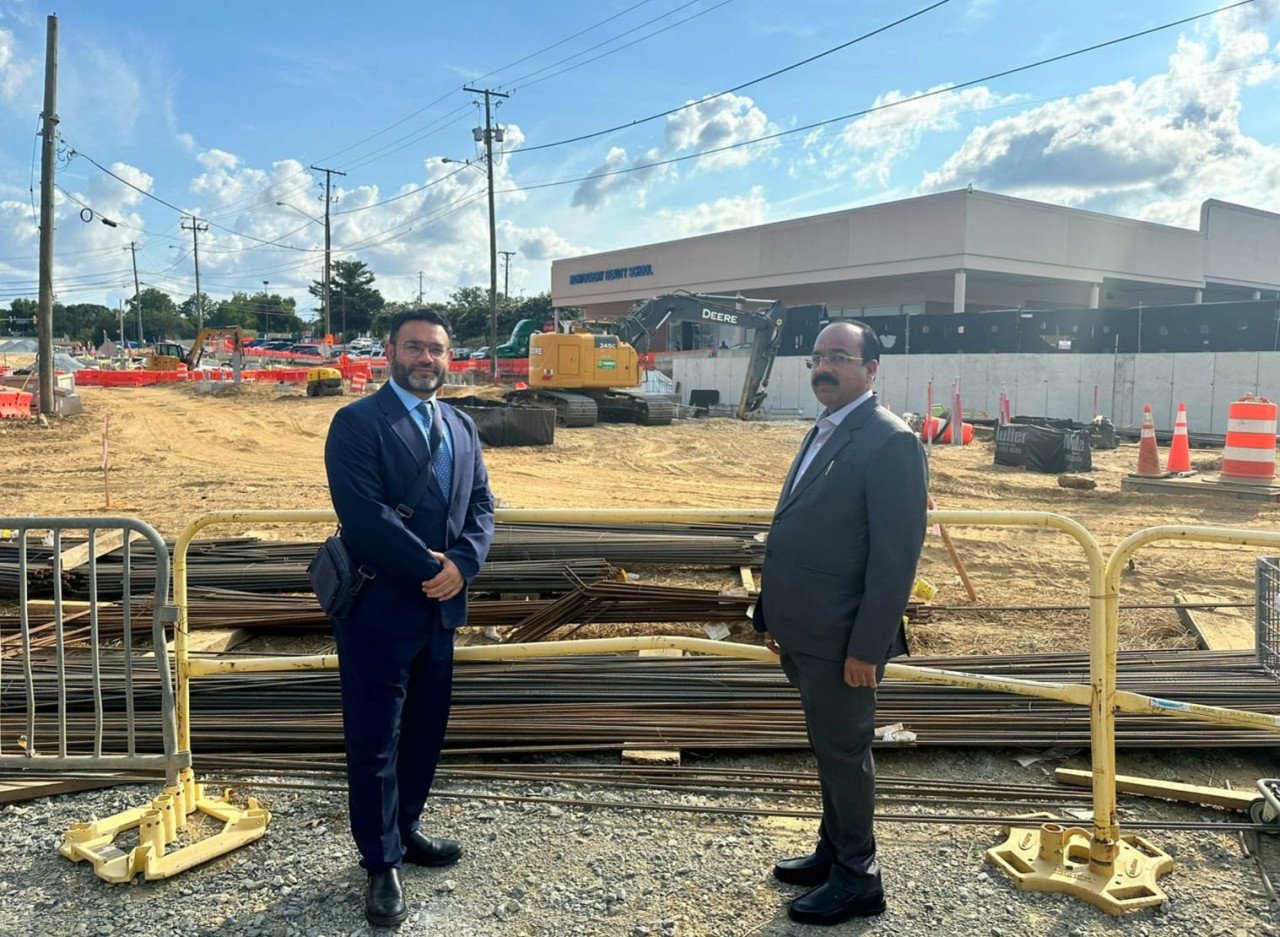 Deputy Chief Minister Arun Sau saw road and building construction works in Washington.