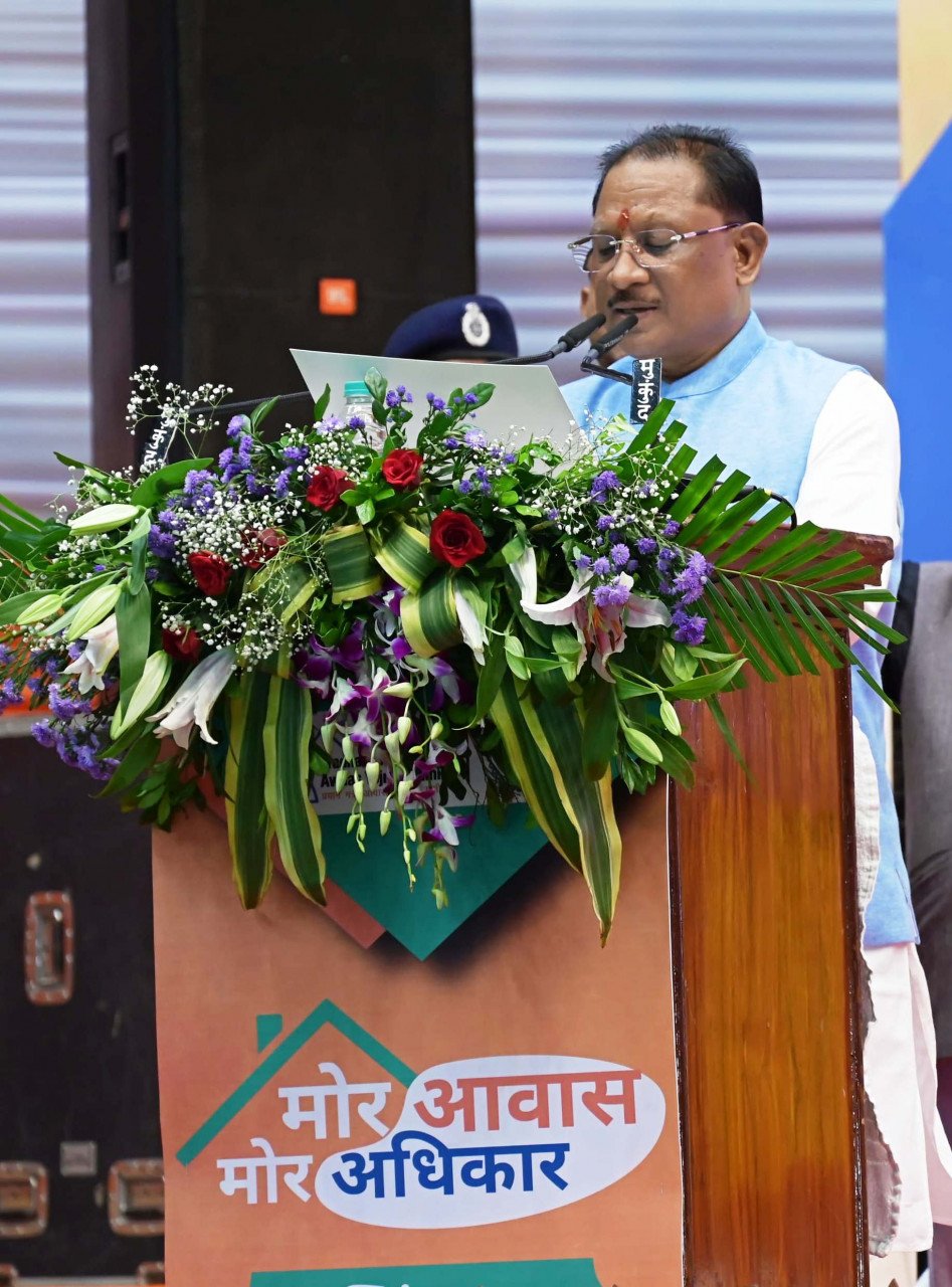 Under the good governance of Vishnu, more than 10 thousand beneficiaries of Jashpur district got their permanent houses.