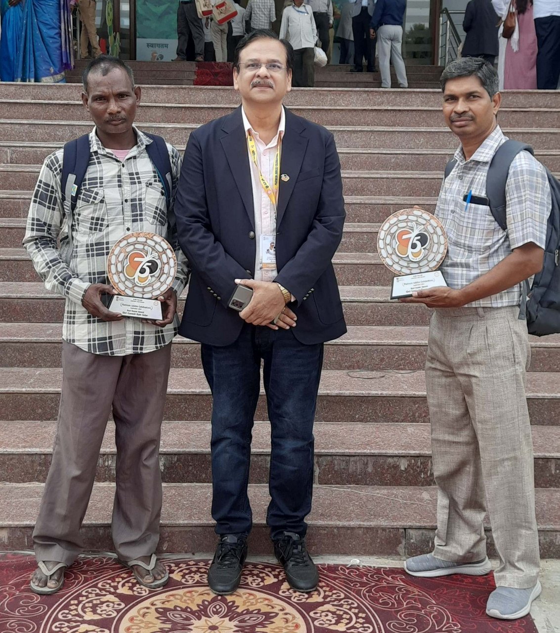 Chhattisgarh got the best achiever award in the field of sericulture.