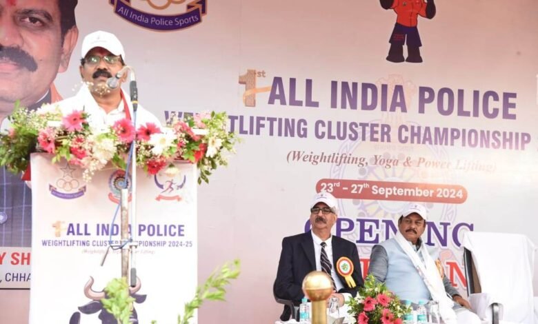 गृहमंत्री शर्मा ने किया अखिल भारतीय वेटलिफ्टिंग क्लस्टर 2024-25 का उद्घाटन 1 Home Minister Sharma inaugurates All India Weightlifting Cluster 2024-25
