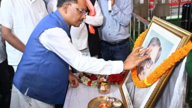 Photo of मुख्यमंत्री साय ने पंडित दीनदयाल उपाध्याय की जयंती पर उन्हें किया नमन