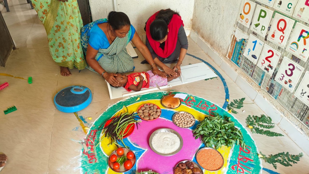 National Nutrition Month Campaign: Various activities being conducted in Anganwadi centers