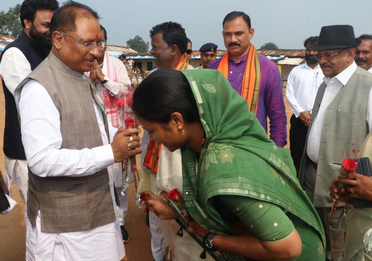 Chief Minister Sai Sarva participated in the district level Karma Mahotsav of tribal society