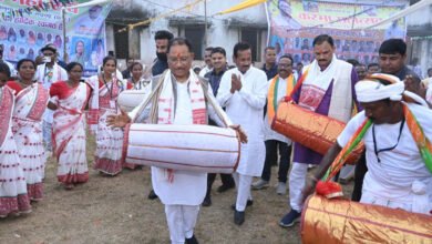 Photo of मांदर की थाप पर झूमे मुख्यमंत्री विष्णु देव साय