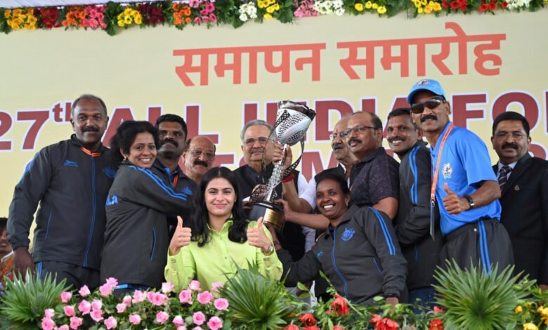 अखिल भारतीय वन खेलकूद प्रतियोगिता में छत्तीसगढ़ बना ओवरऑल चैम्पियन 1 Chhattisgarh becomes overall champion in All India Forest Sports Competition