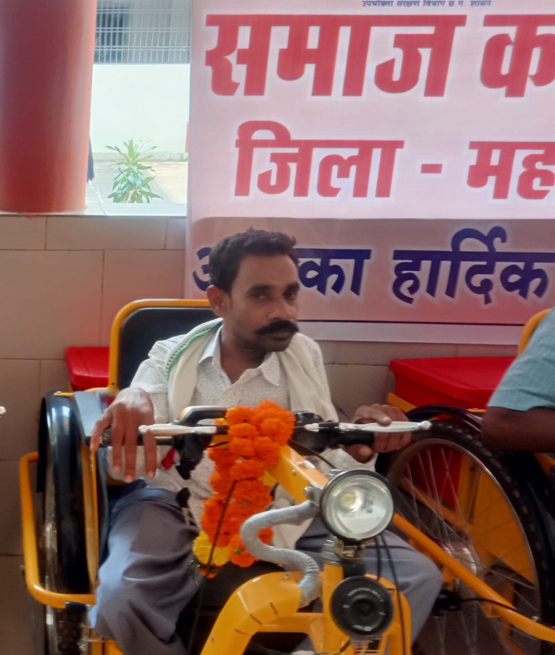 Budhram's identity was created not by disability but by self-reliance.