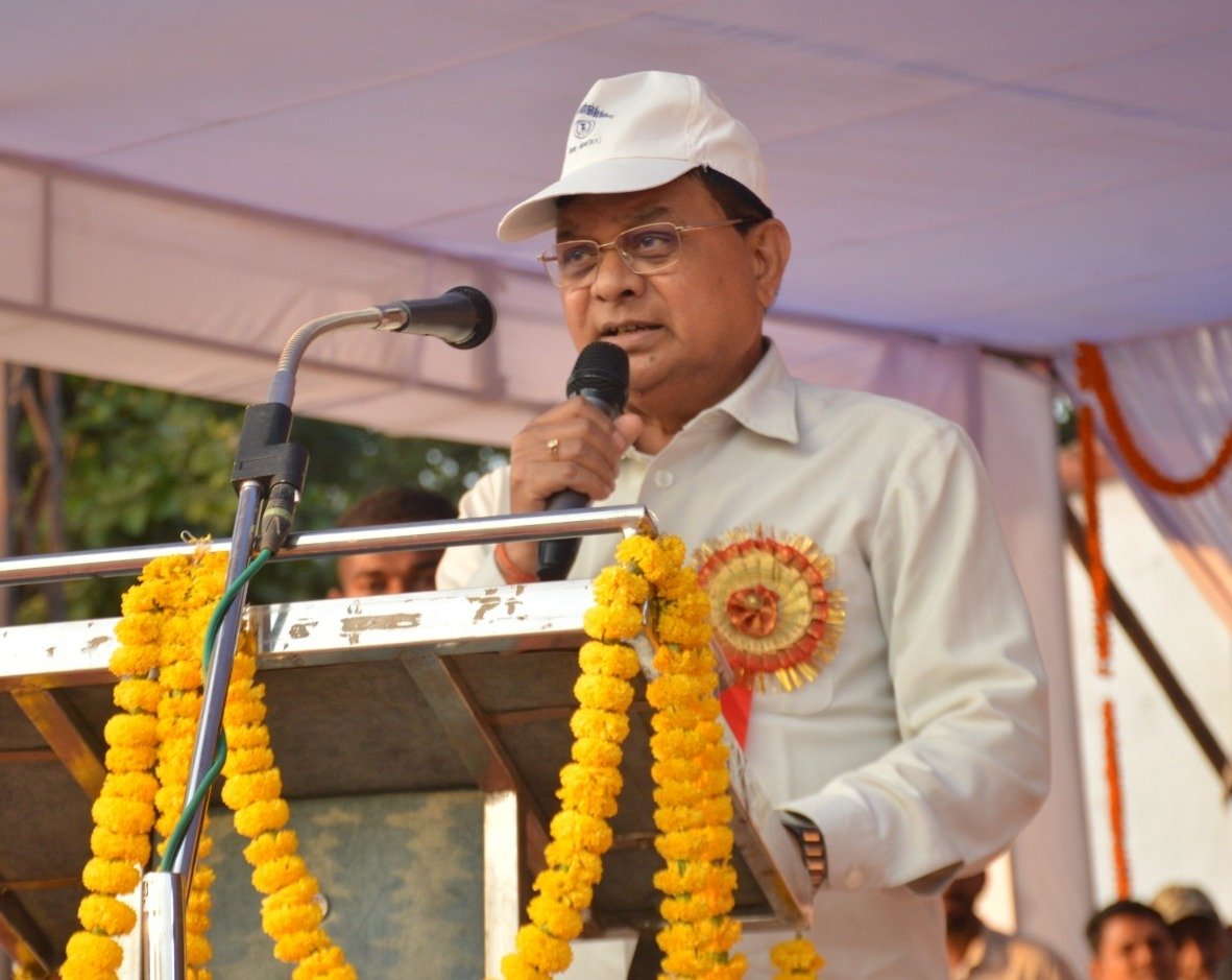 Cabinet Minister Lakhan Lal Dewangan inaugurated the 24th State Level School Sports Competition