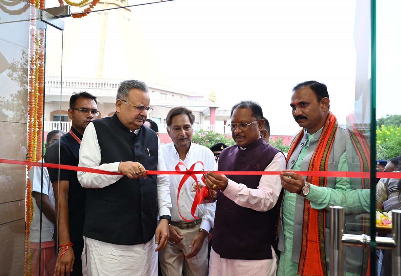 Chief Minister Vishnu Dev Sai inaugurated Shri Satya Sai Sanjeevani Nursing College Hospital