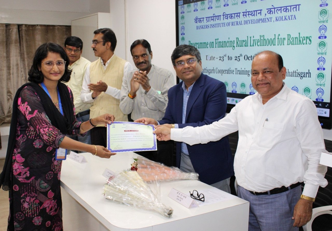Bankers Institute of Rural Development (BIRD) Kolkata organizes three-day training in Chhattisgarh