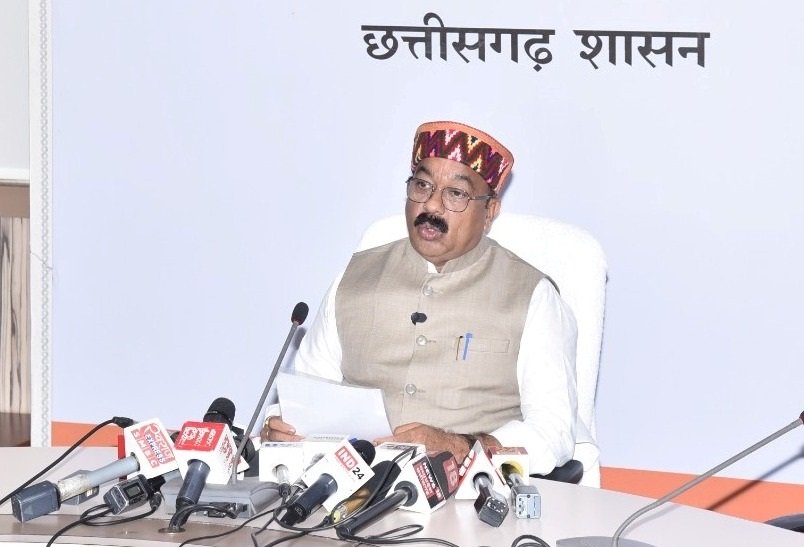 Deputy Chief Minister Arun Sao informed about the decisions taken in the cabinet meeting.