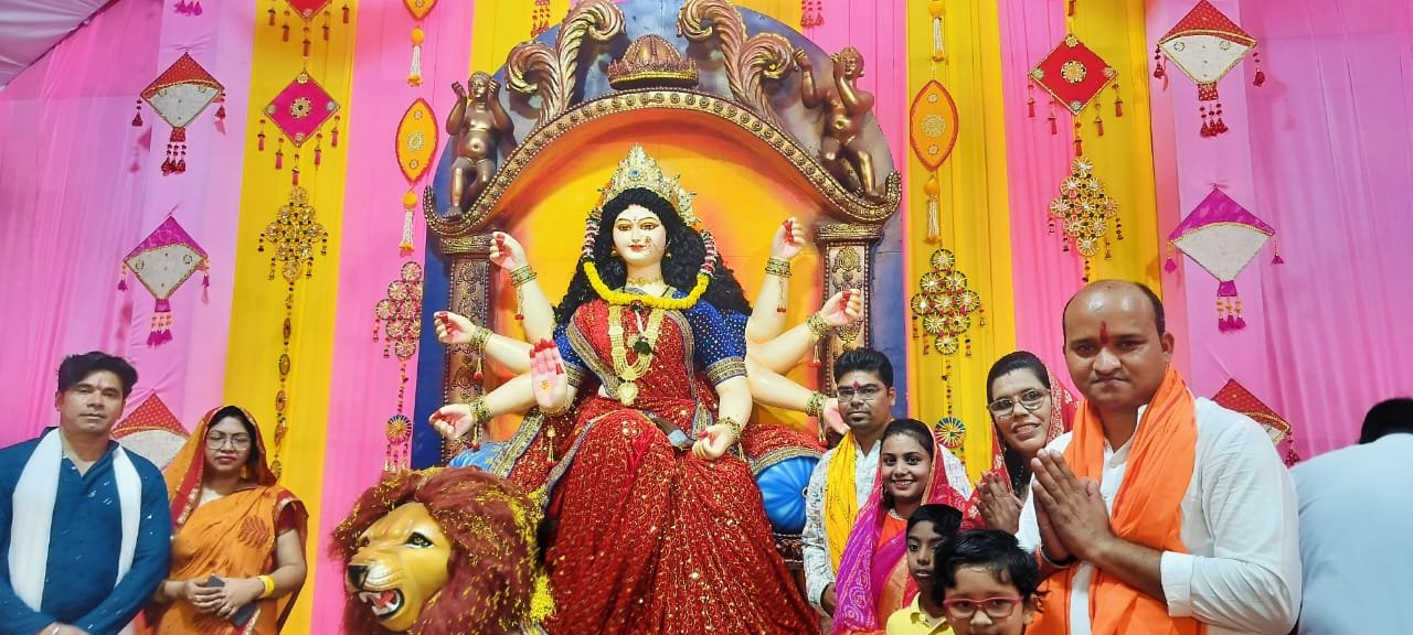 Maa Durga enthroned in Capital Homes-2, grand program will be held for nine days