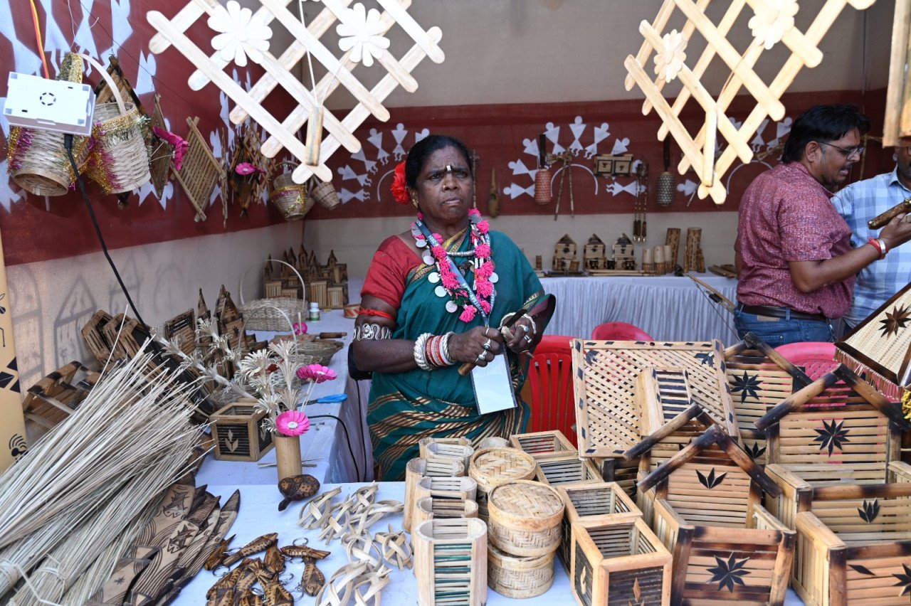 A glimpse of the art and culture of Chhattisgarh seen in Rajyotsav Shilpgram