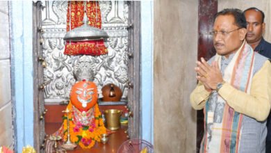 Photo of मुख्यमंत्री विष्णु देव साय ने माँ चन्द्रहासिनी की पूजा-अर्चना की