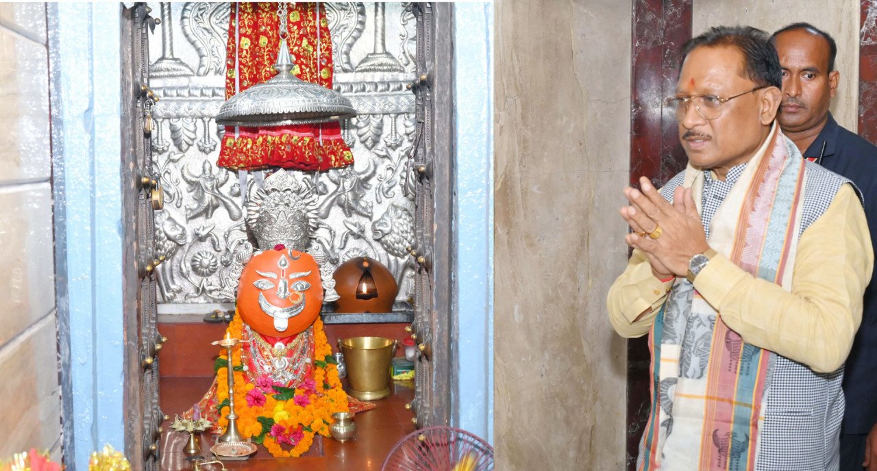 Chief Minister Vishnu Dev Sai worshiped Mother Chandrahasini
