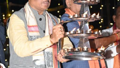 Photo of मुख्यमंत्री विष्णु देव साय मां महानंदा चित्रोत्पला गंगा महानदी महाआरती महोत्सव-2024 में हुए शामिल
