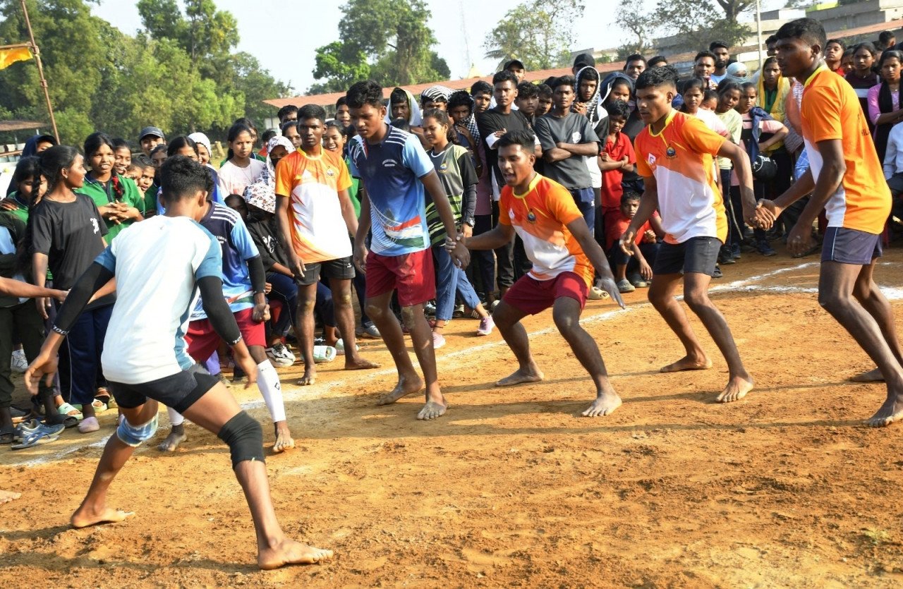 The excitement of Bastar Olympics is visible in Abujhmad area.