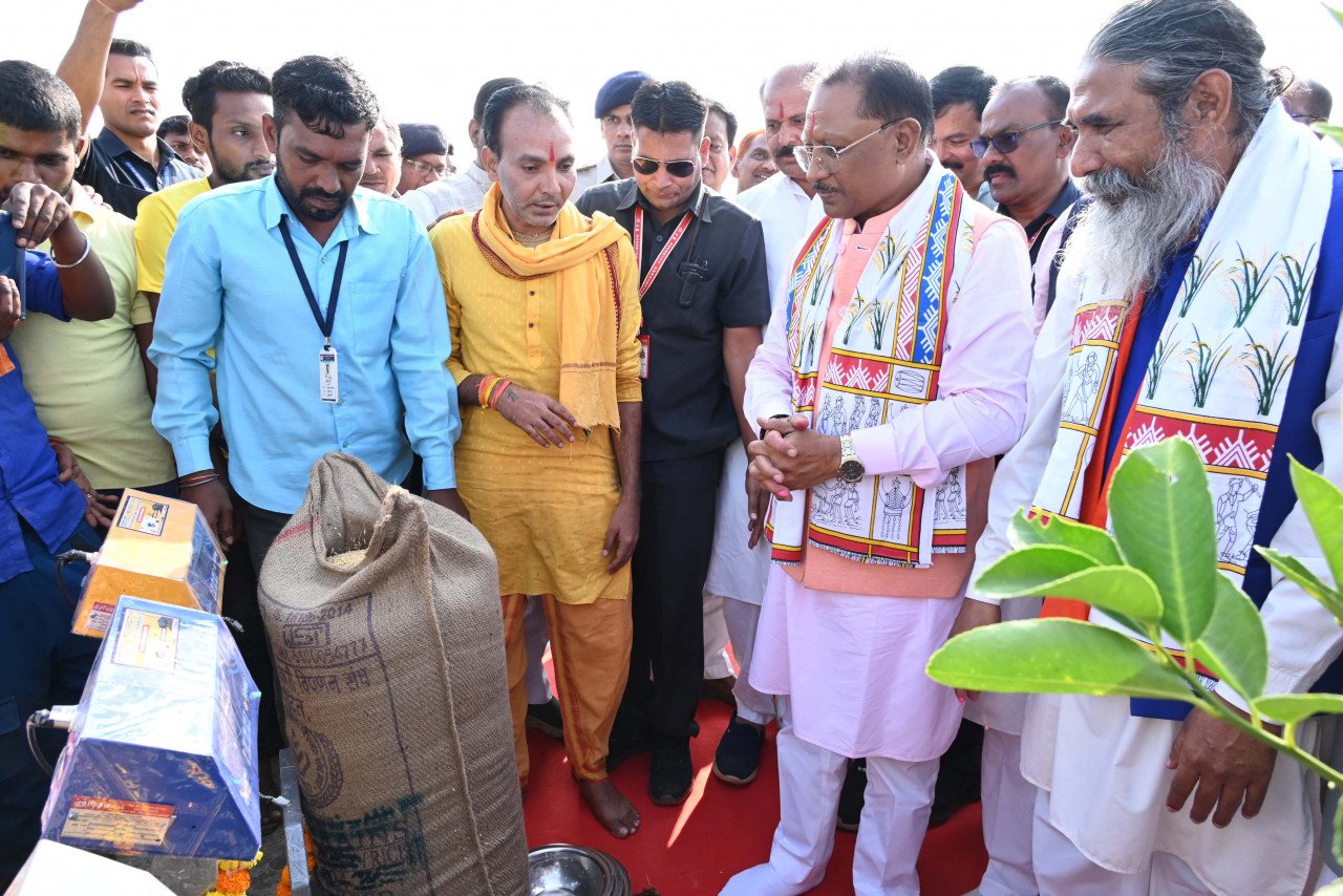 Paddy procurement festival begins in Chhattisgarh