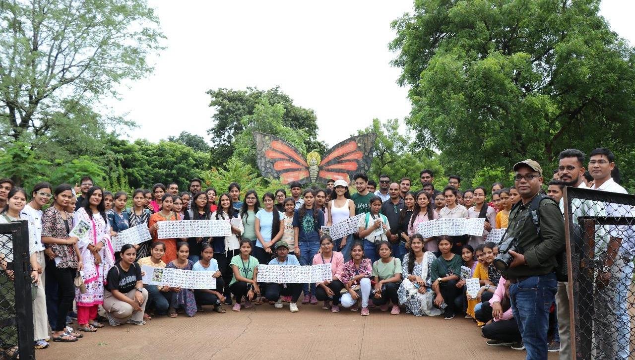 More than 7000 students participated in the “Nature Darshan” program of Nandanvan Jungle Safari.