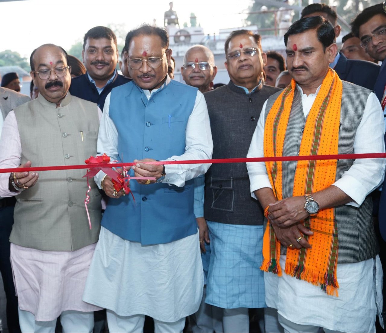 Chief Minister Vishnudev Sai inaugurated Bilaspur Sports Complex