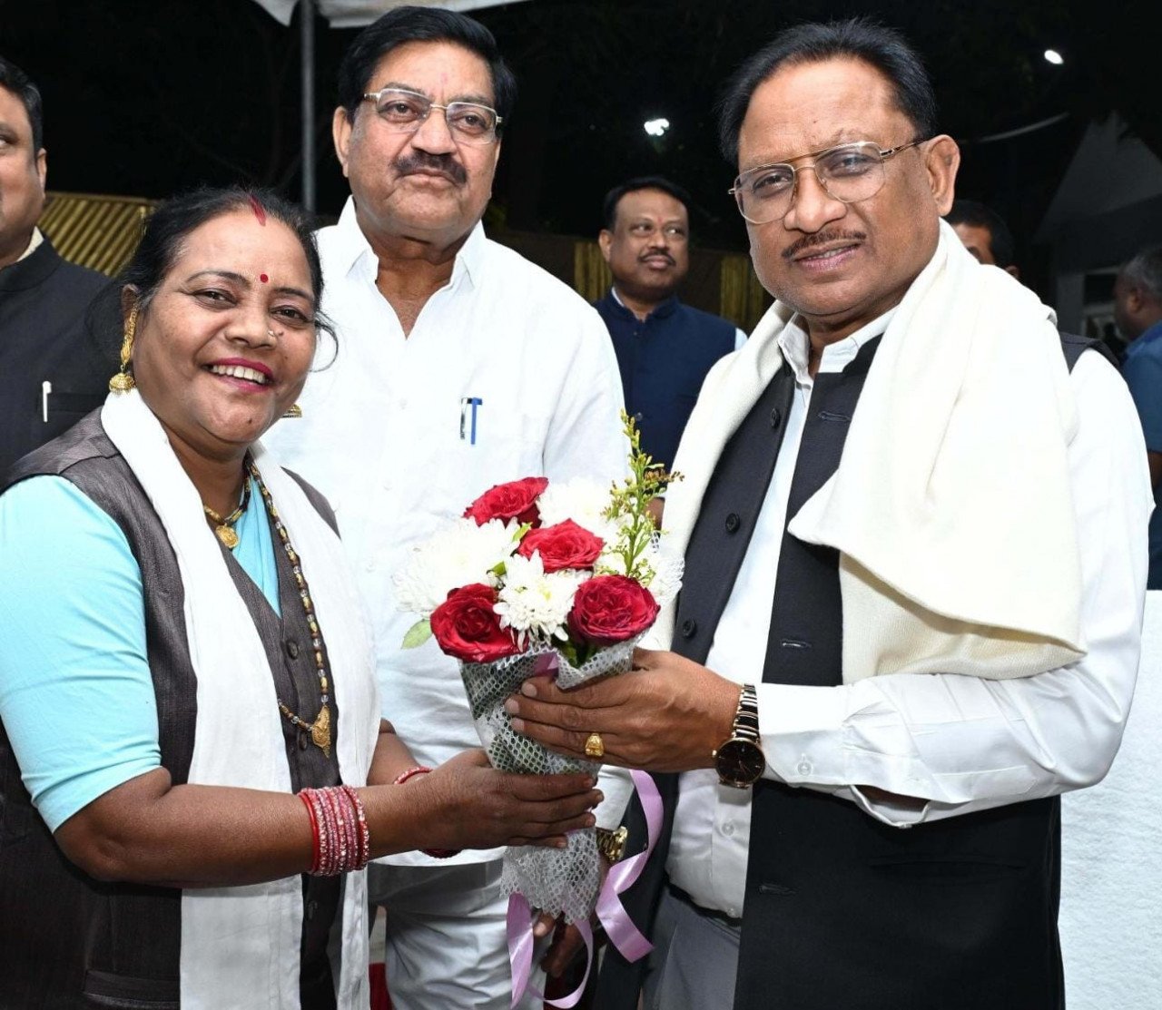 Chief Minister Sai got invitation for state level grand panthi dance competition