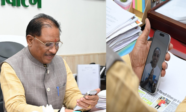 मजदूर पिता की बेटी रितिका के जज़्बे को मुख्यमंत्री ने सराहा 1 Chief Minister praised the spirit of Ritika, daughter of a laborer father.