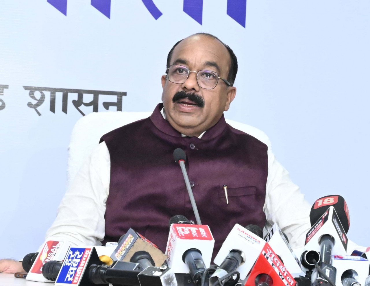 Deputy Chief Minister Arun Sao informed about the decisions taken in the cabinet meeting.