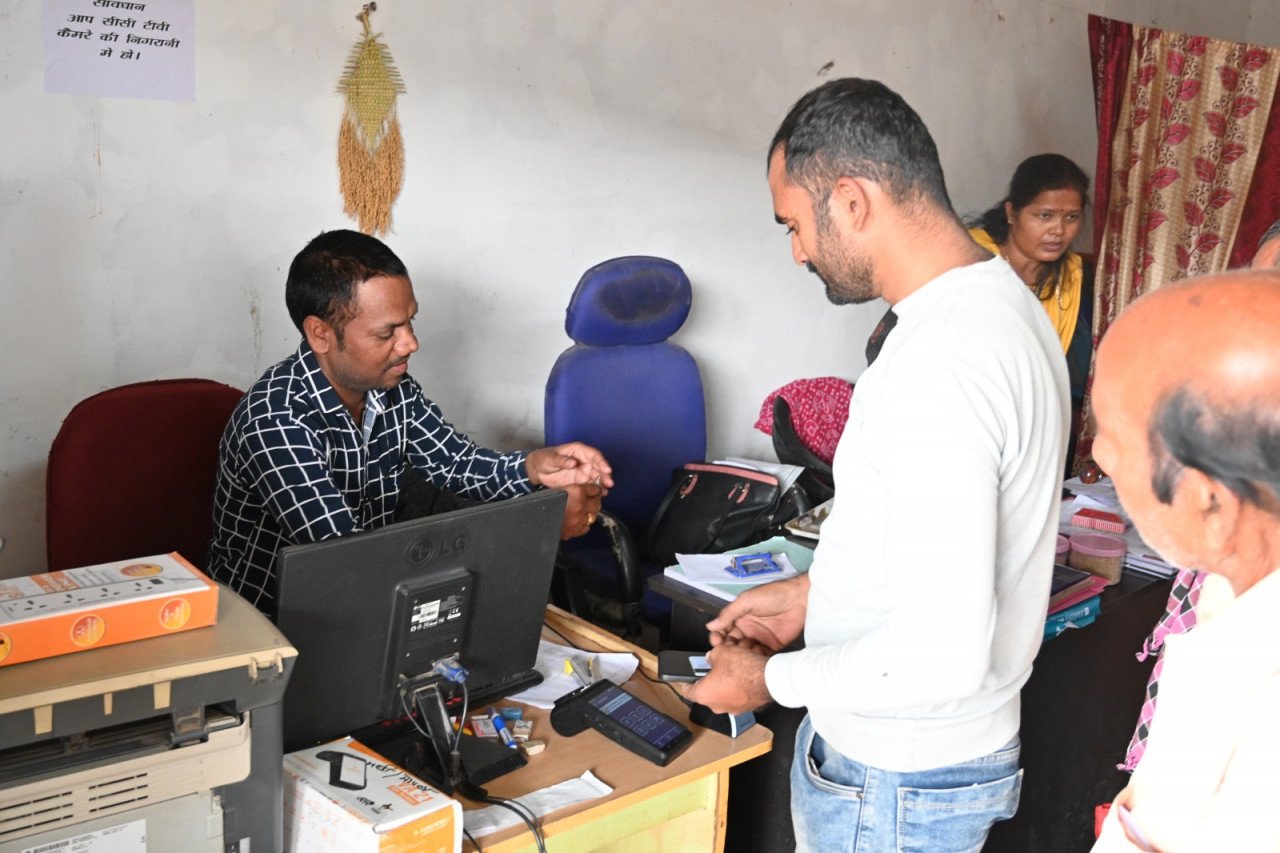 Farmers are happy with the facility of micro ATM in procurement centers