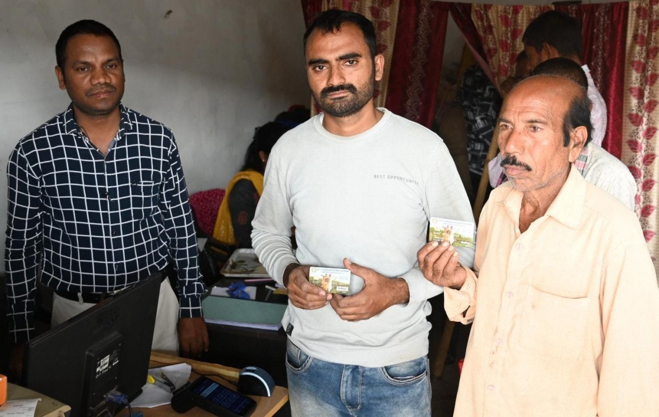Farmers are happy with the facility of micro ATM in procurement centers