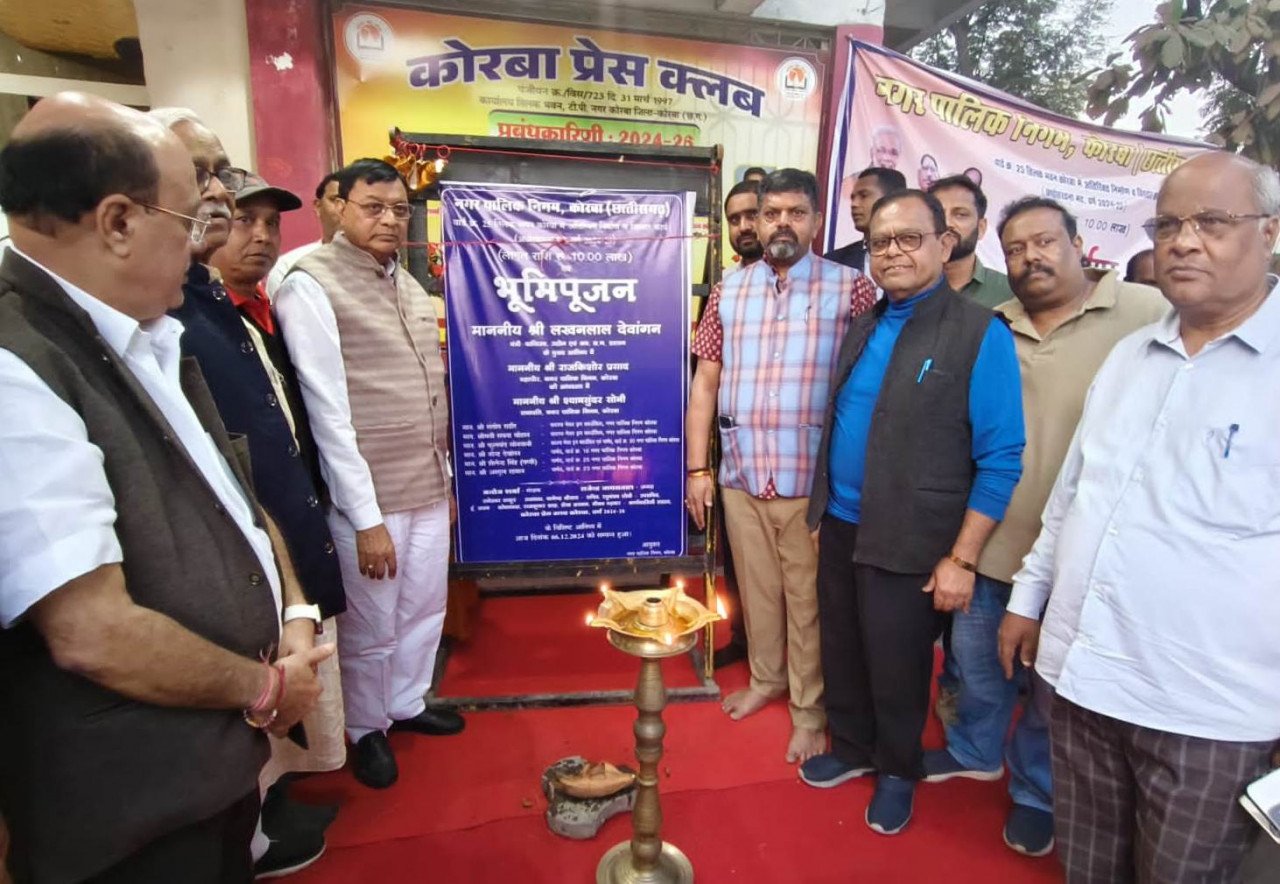 On completion of one year, Minister Devangan participated in the program organized by the Press Club at Tilak Bhawan.