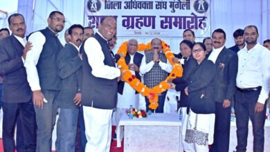 Photo of उप मुख्यमंत्री अधिवक्ता संघ के शपथ ग्रहण समारोह में हुए शामिल