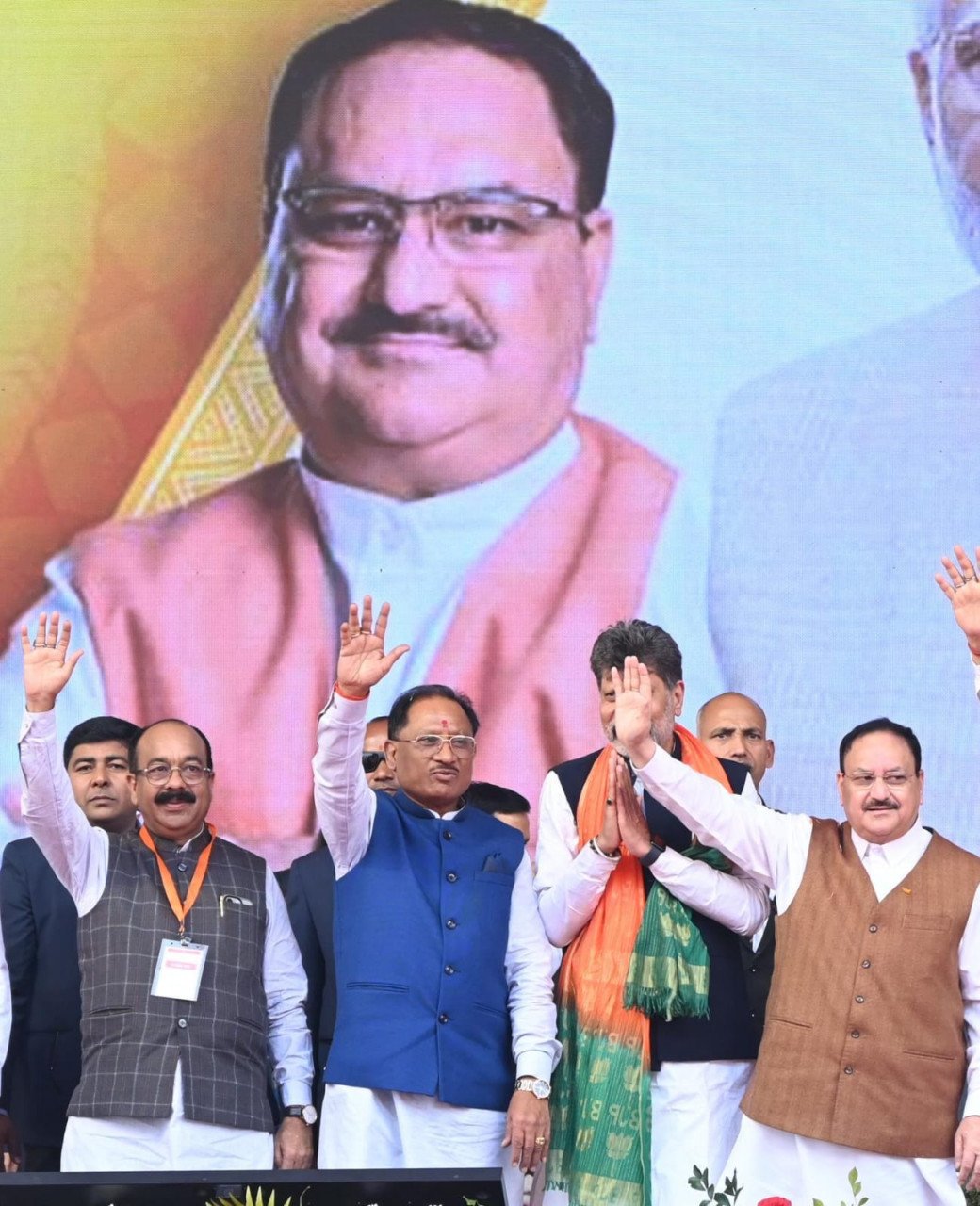 Double benefit in double engine government: Union Minister J.P. Nadda