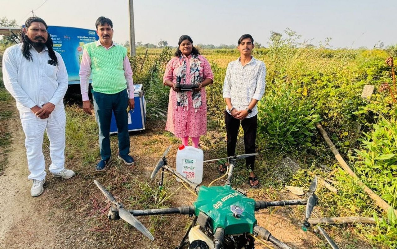 Drone Didi becomes helper of farmers