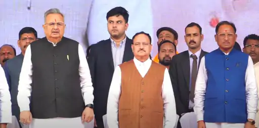 नड्डा ने छग वासियों को दिया, साय सरकार का हिसाब-किताब 1 Nadda gave the accounts of the government to the people of Chhattisgarh