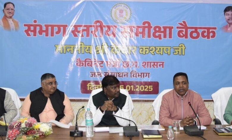 जल संसाधन परियोजनाओं को तेजी से पूर्ण कराएं: जल संसाधन मंत्री कश्यप 1 Complete water resources projects expeditiously: Water Resources Minister Kashyap