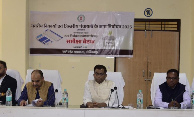 रायपुर नगरीय निकाय एवं त्रिस्तरीय पंचायत आम निर्वाचन 2025 1 Raipur urban body and three-tier panchayat general elections 2025