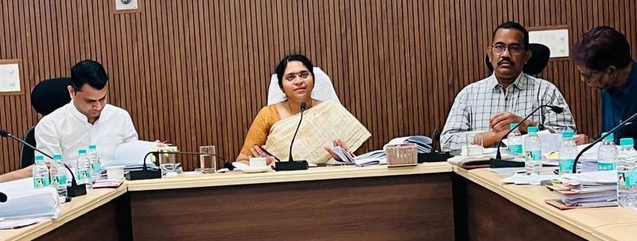 Excise Secretary cum Commissioner R. Sangeeta reviewed departmental work
