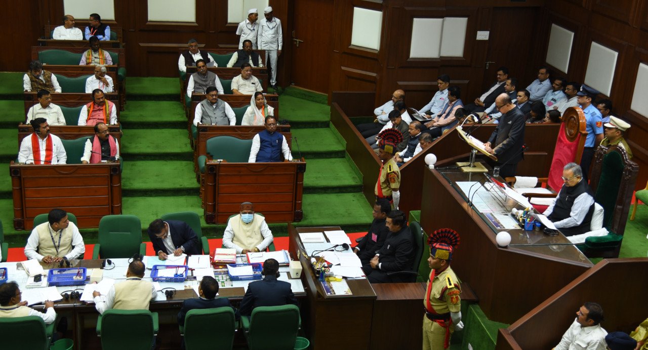 Governor Deka addressed the fifth session of the 6th Legislative Assembly of Chhattisgarh