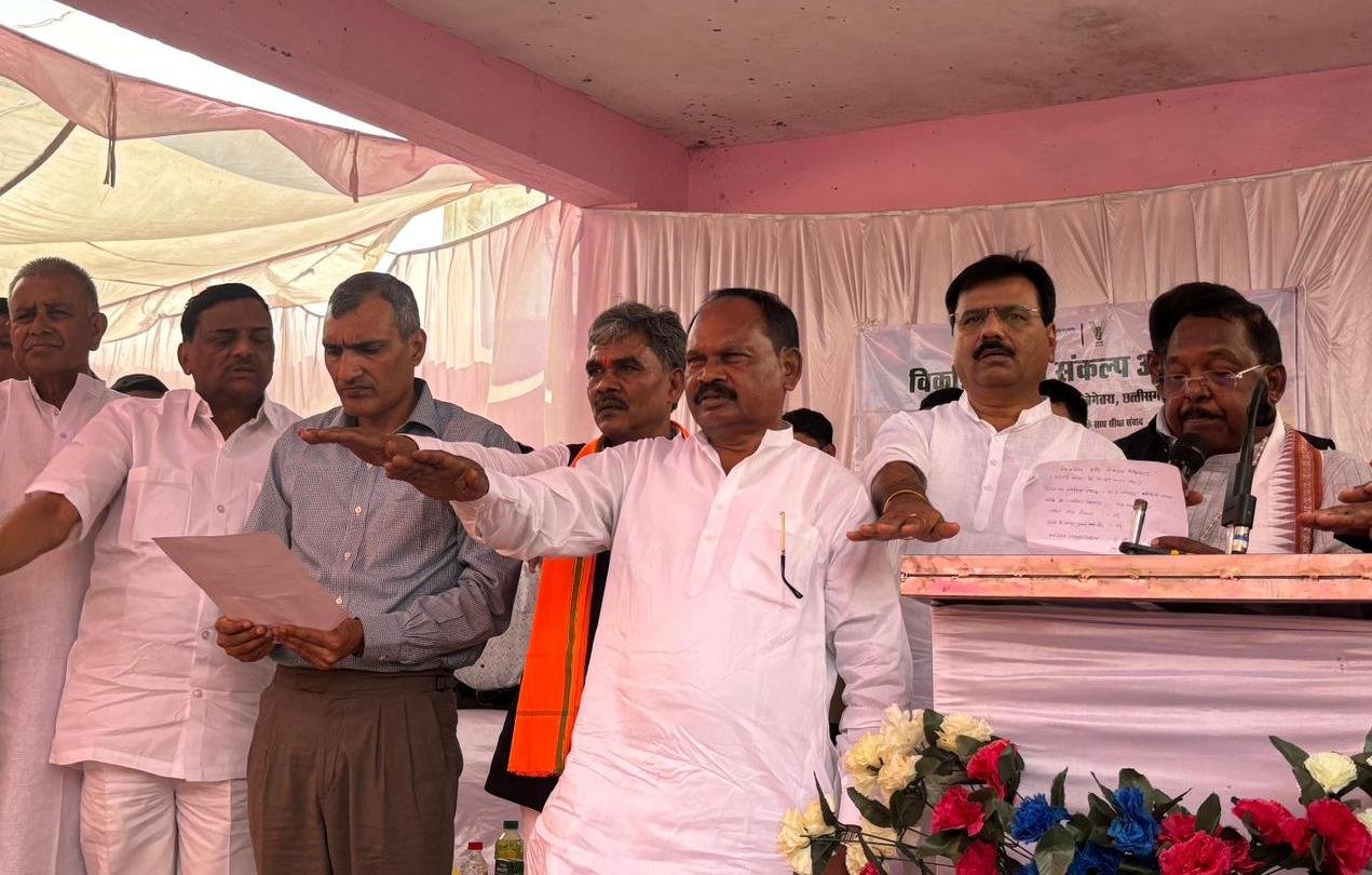 Agriculture Minister Ramvichar Netam participated in the Developed Agriculture Resolution Campaign
