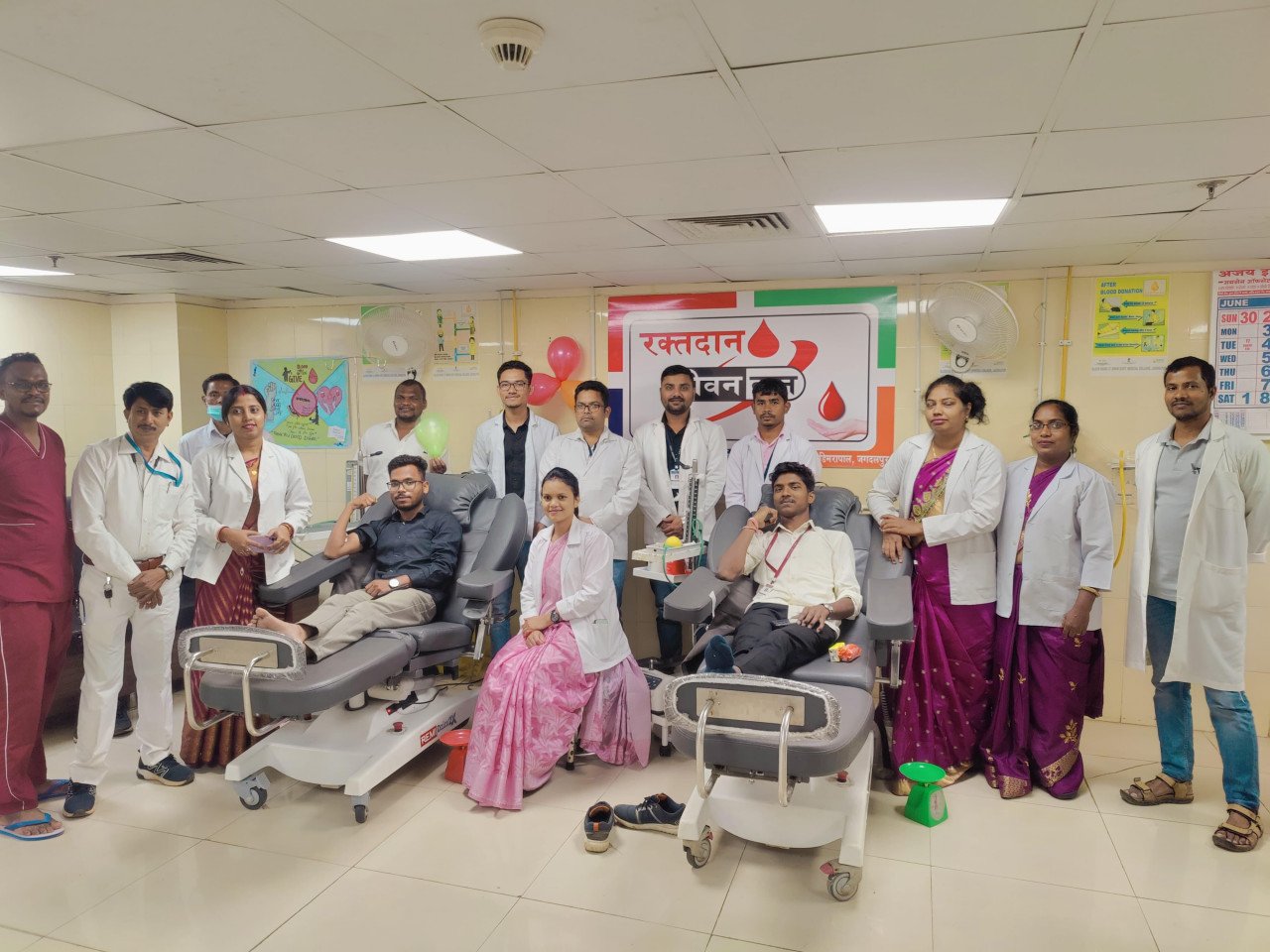 Blood donation awareness program on 11th June in Ayushman Arogya Melas