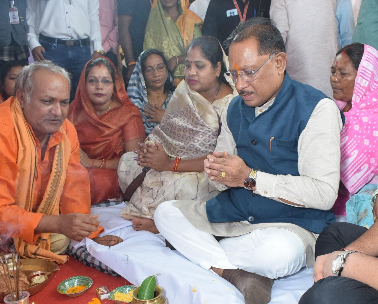 Announcement of beautification of Nagaratukku and construction of cultural pavilion for the potter community in Dumardih