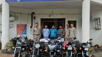 Photo of दंतेवाड़ा पुलिस ने बाइक चोर गिरोह का किया भंडाफोड़, हैदराबाद से चोरी हुई 5 बाइकें बरामद