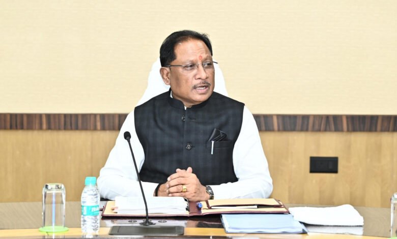 कैबिनेट बैठक महानदी भवन में शुरू, मुख्यमंत्री विष्णु देव साय की अध्यक्षता में अहम मुद्दों पर चर्चा 1 Cabinet meeting begins at Mahanadi Bhawan, important issues discussed under the chairmanship of Chief Minister Vishnu Dev Sai
