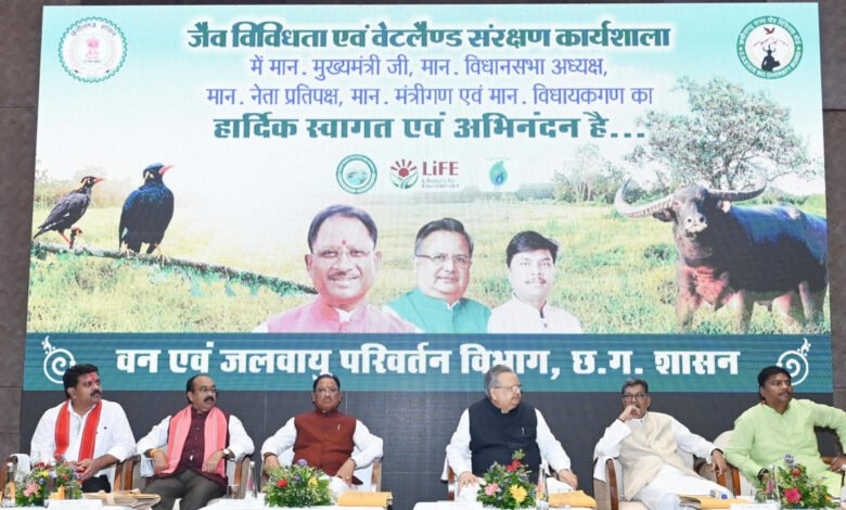 मुख्यमंत्री विष्णु देव साय का आह्वान — 'वेटलैण्ड मित्र' बनें, जैविक विरासत को बचाएं 1 Chief Minister Vishnu Dev Sai's call - Become a 'Wetland Friend', save biological heritage