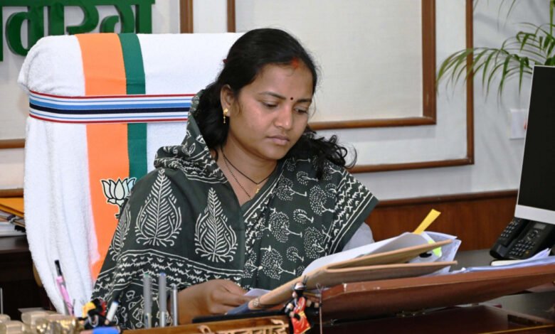 Surajpur got the gift of roads due to the efforts of Minister Laxmi Rajwada