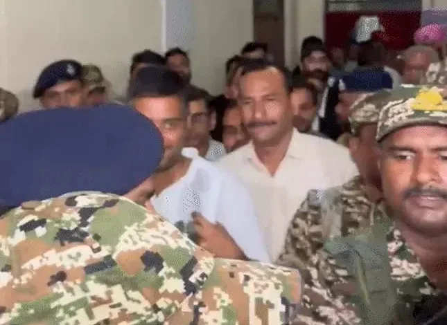 Chhattisgarh liquor scam: Former CM Bhupesh Baghel's son Chaitanya Baghel seen smiling in judicial custody