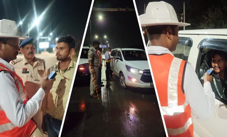Strict action on speeding and drunk driving in Nava Raipur, awareness about road safety is necessary