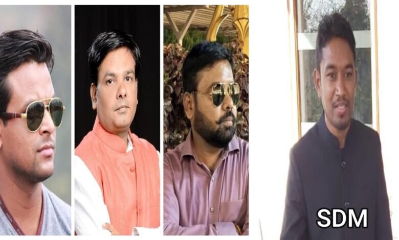 Three youths including a BJP worker created a ruckus after hitting SDM's car, police sent them to jail