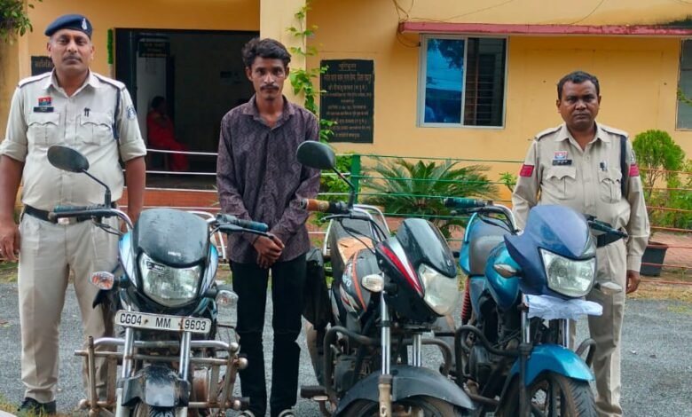 Raipur police's strictness paid off: Vehicle theft gang busted, three bikes recovered