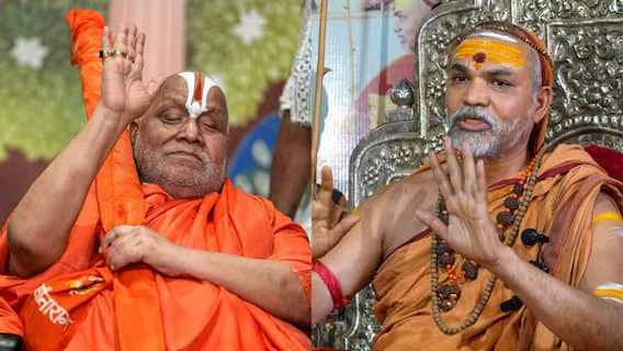 Sanskrit controversy in Vrindavan: Heated debate between Saint Premananda Maharaj and Jagadguru Ramabhadracharya