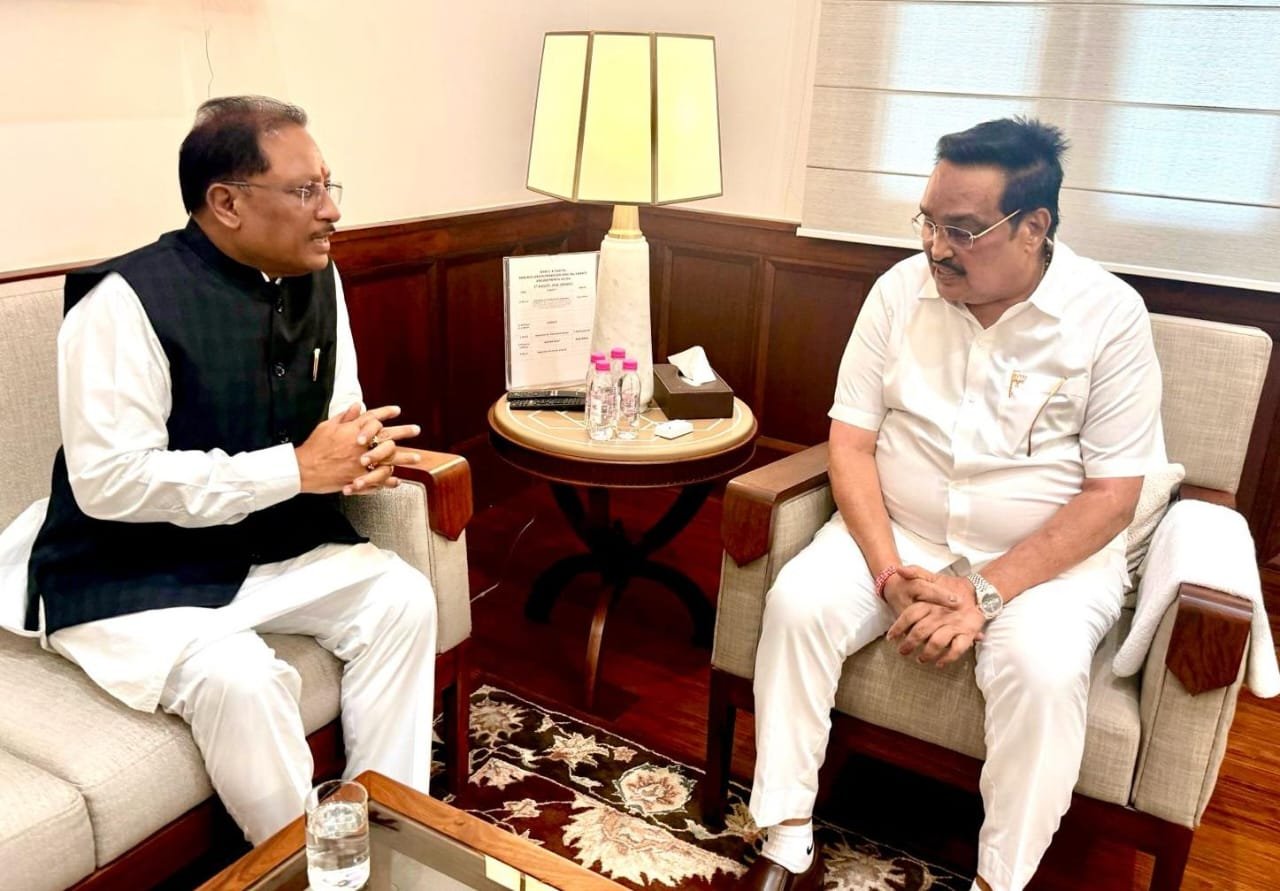 Bastar's progress will gain momentum: Chief Minister Vishnudev Sai held an important meeting with the Union Water Power Minister on the Bodhghat project